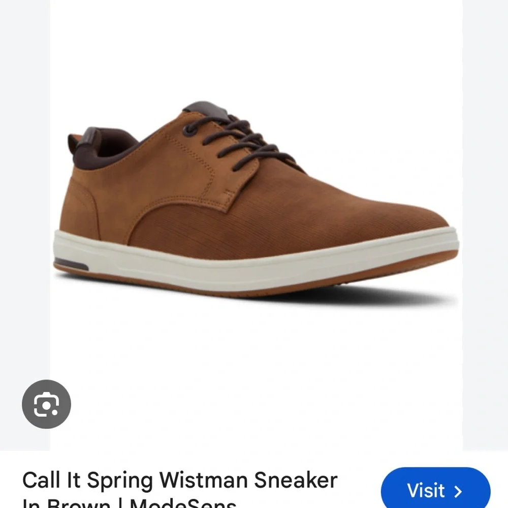 Men's Casual Lace-Up Sneakers - Brown